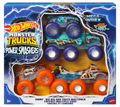 Mattel Hot Wheels Monster Trucks Big Rig And Truck Multipack 1 ct Fred Meyer