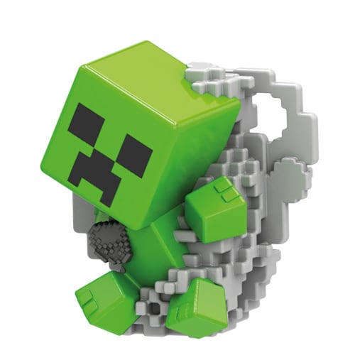 Mattel Minecraft Mini Woozy Creeper Perspective: front