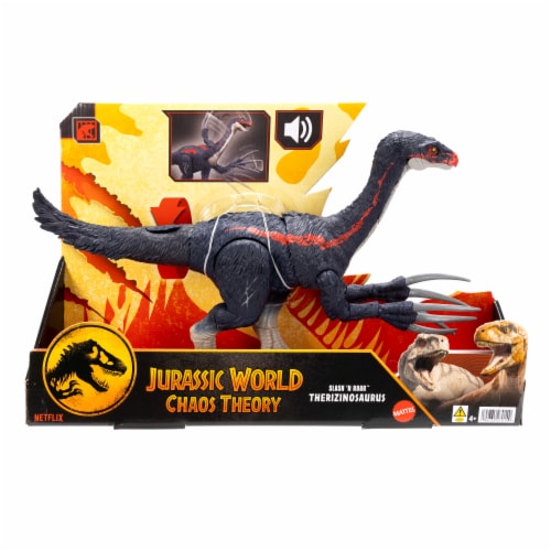Mattel® Jurassic World Slash N Roar Theizinosaurus Perspective: front