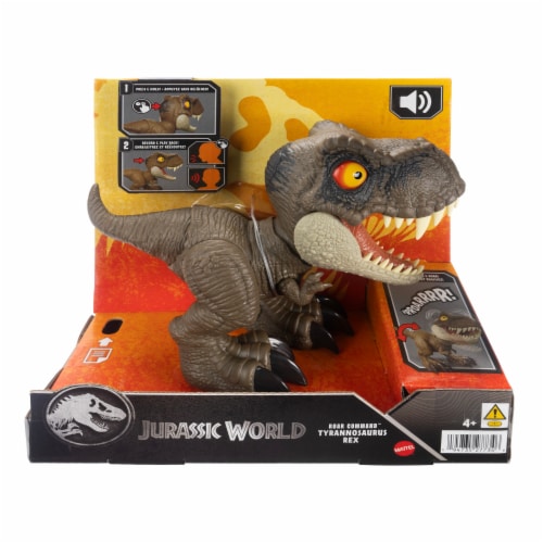 Mattel Jurassic World Roar Command Tyrannosaurus Rex Perspective: front