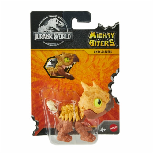 Mattel Jurassic World Mighty Little Biters™ Ankylosaurus Perspective: front