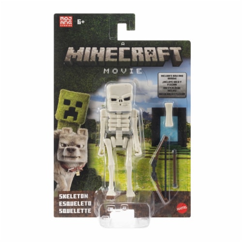 Mattel Minecraft Skeleton Figure Perspective: front