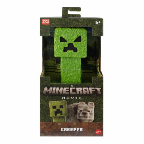 Mattel Minecraft Large Creeper Figure Perspective: front