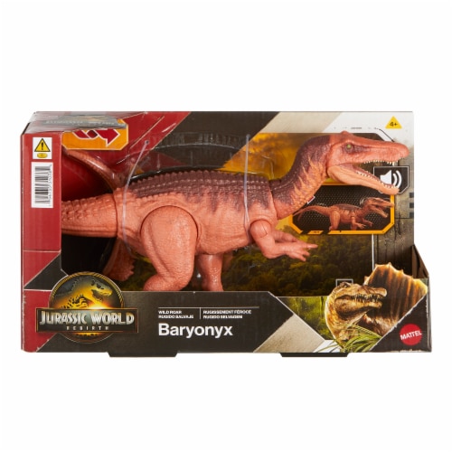 Mattel® Jurassic World Wild Roar Baryonyx Perspective: front