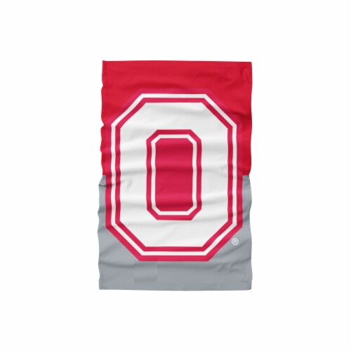 Forever Collectibles Ohio State Gaiter Scarf Perspective: front