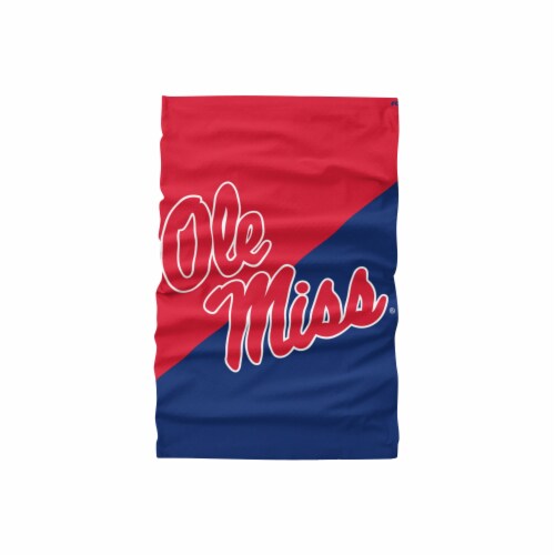 Forever Collectibles Ole Miss Gaiter Scarf Perspective: front