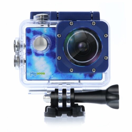 PlayZoom GoCam Waterproof Kids Action Camera - Blue Perspective: front