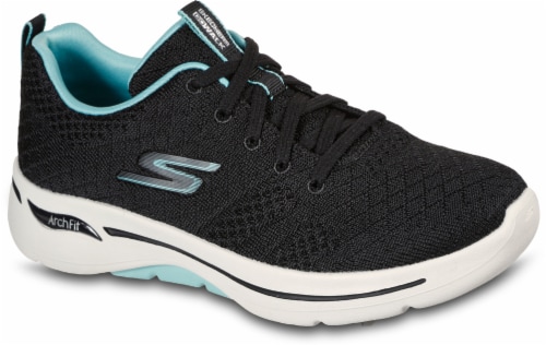 Legitim Ordsprog kone Skechers Women's Go Walk ArchFit Unify Shoes - Black/Light Blue, 6 - Fred  Meyer