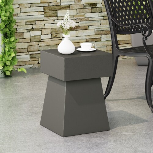 Karrah Outdoor Modern Side Table light gray, 1 unit Kroger