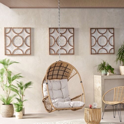 Hanging chairs with top stand indoor