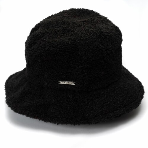 Collection 18 Men's Sherpa Bucket Hat Black Perspective: front