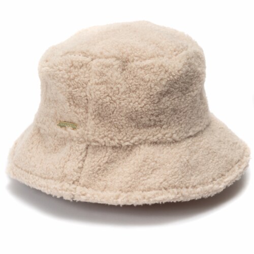 Collection 18 Men's Sherpa Bucket Hat Oatmeal Perspective: front