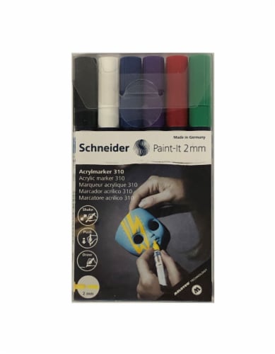 Schneider Paint-It 2mm Acrylmarker 310 Set - Assorted Perspective: front