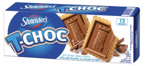 Shneider's T-Choc Biscuit Perspective: front