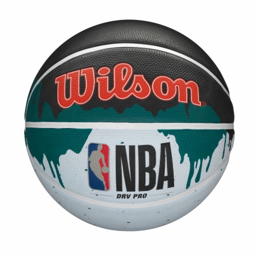 Wilson Sporting Goods NBA DRV PRO Youth Size Drip Paint Basketball Perspective: front