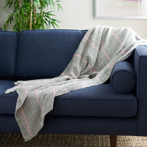 Safavieh Cassian Throw - Grey Perspective: front