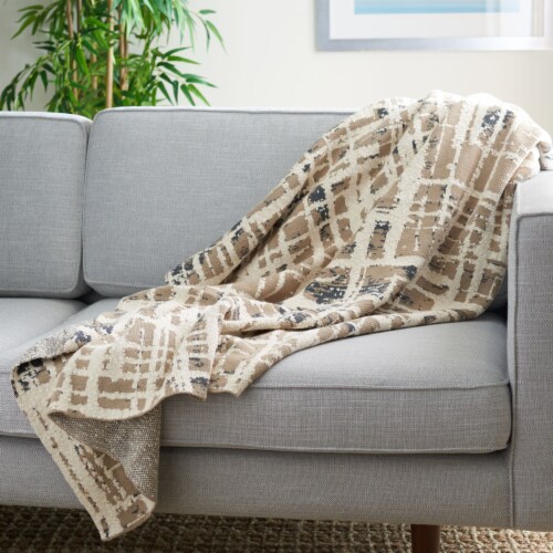 Safavieh Twila Tan Throw Perspective: front