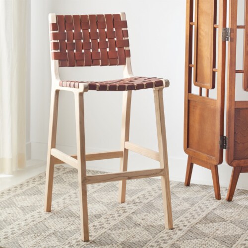 Safavieh leather online bar stools