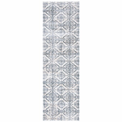 Safavieh Martha Stewart Collection Isabella Floor Runner Rug - Cream/Gray Perspective: front