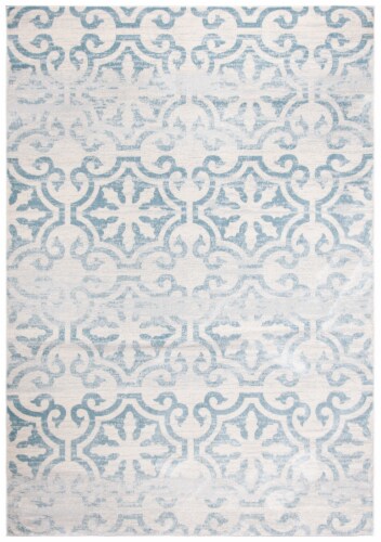 Safavieh Martha Stewart Isabella Area Rug - Turquoise/Ivory Perspective: front