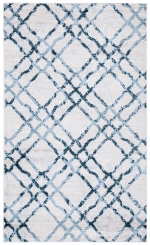 Safavieh Martha Stewart Collection Isabella Accent Rug - Ivory/Turquoise Perspective: front