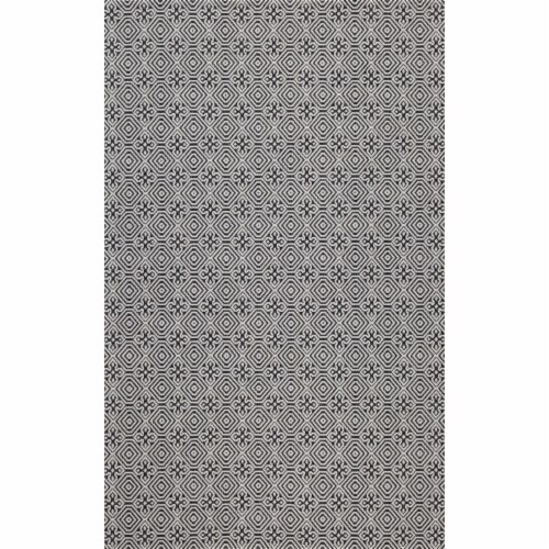Safavieh Martha Stewart Cotton Accent Rug - Charcoal/Gray Perspective: front