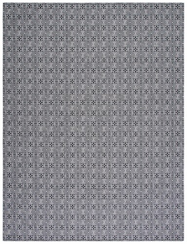 Safavieh Martha Stewart Cotton Area Rug - Charcoal/Gray Perspective: front