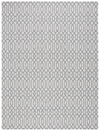 Safavieh Martha Stewart Cotton Area Rug - Silver/Gray Perspective: front