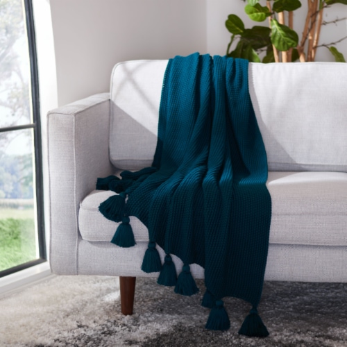 Safavieh Adelie Throw - Turquoise Perspective: front
