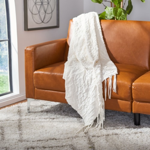 Safavieh Delena Throw - Ivory Perspective: front