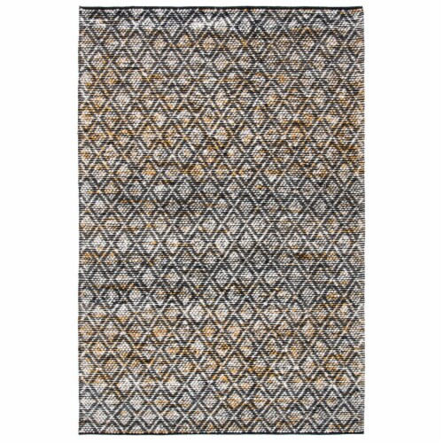 SAFAVIEH Natura NAT615C Handwoven Ivory / Yellow Rug 4' x 6' Perspective: front