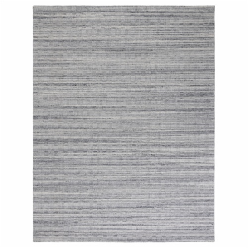SAFAVIEH Elements ELM301Z Handmade Black / Light Grey Rug 9' x 12' Perspective: front