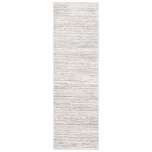 Martha Stewart Brenat Area Rug - Grey / Beige Perspective: front