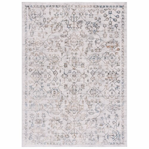SAFAVIEH Bel Air Collection BLA234B Beige / Grey Rug 8' x 10' Perspective: front