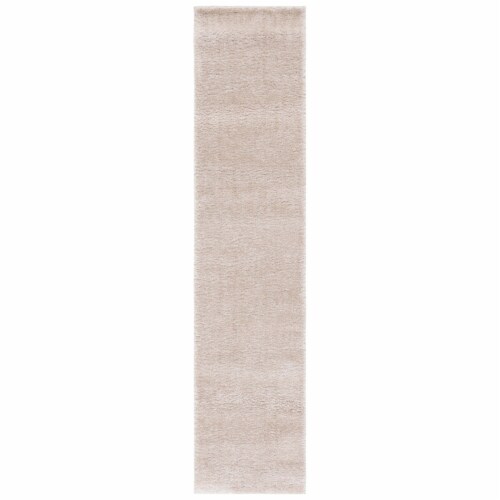 SAFAVIEH Tahoe Shag Collection THO670B Beige Rug 2' x 9' Perspective: front