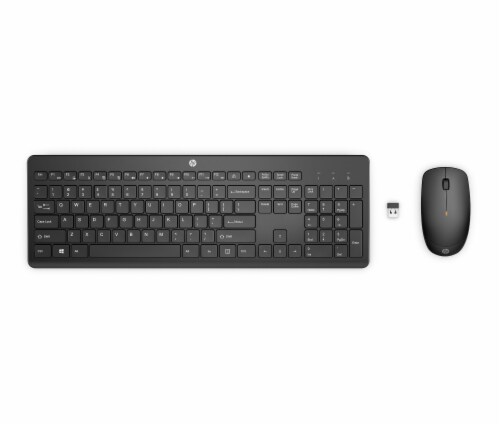 HP Wireless Mouse and Keyboard Combo - Black Perspective: front
