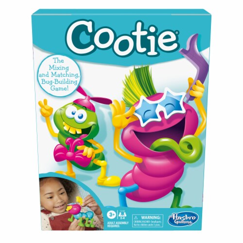 Hasbro Gaming Cootie Bug Buiding Game Perspective: front
