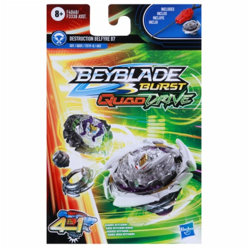 Beyblade Burst Quad Drive Destruction Belfyre Action Toy Perspective: front