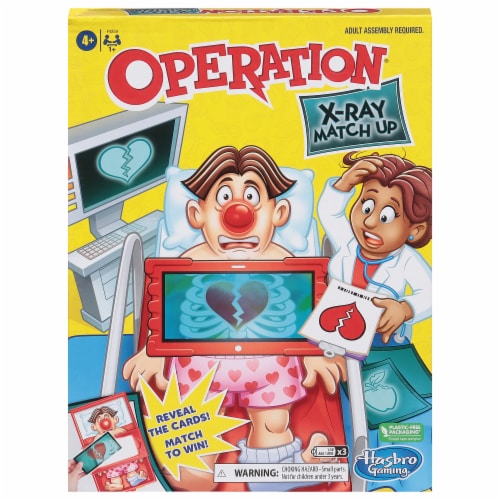 Hasbro Gaming Operation® X-Ray Match Up Game Perspective: front