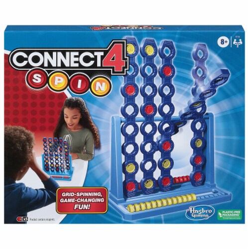 Connect 4 Spin Board Game Perspective: front