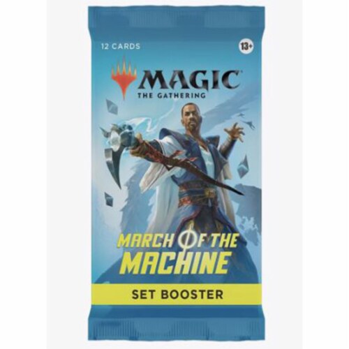 Magic® The Gathering March Of The Machines Set Booster Pack Perspective: front
