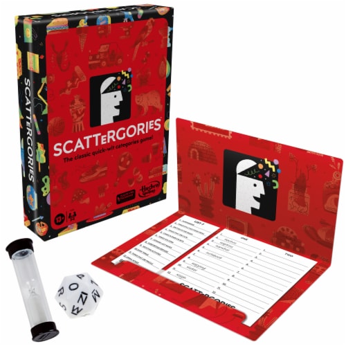 Hasbro Classic Scattergories Game Perspective: front