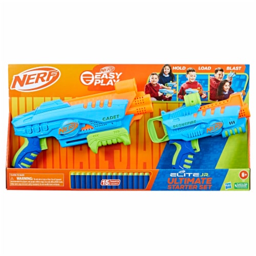 flydende Faderlig voksen Nerf Easy Play Elite Jr. Ultimate Starter Set, 2 ct - Fred Meyer