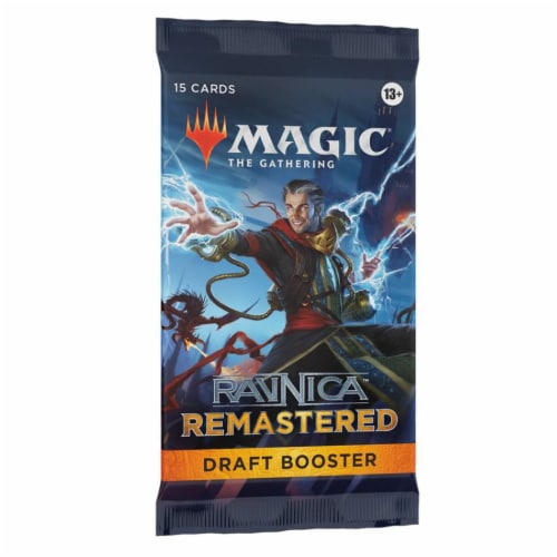 Magic The Gathering Ravnica Remastered Draft Booster Perspective: front