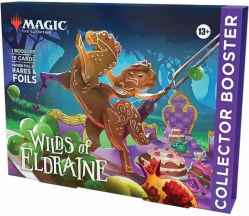 Magic: The Gathering Trading Card Game - Wilds of Eldraine Omega Collector Booster Perspective: front