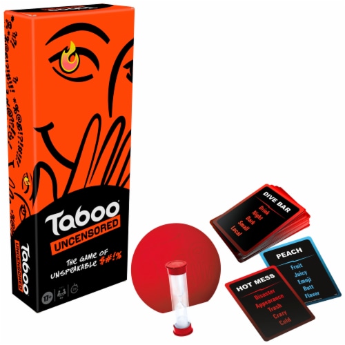 Hasbro Gaming® Taboo® Uncensored Game Perspective: front
