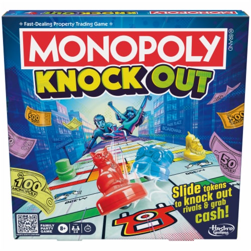 Hasbro Gaming Monopoly Knockout Board Game Perspective: front