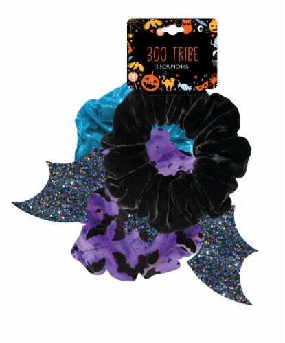 Bat Halloween Scrunchies 3 Pack 1 pk Kroger