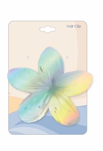 FAF Flower Claw Clip - Clear Perspective: front