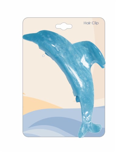 FAF Dolphin Claw Clip - Blue Perspective: front